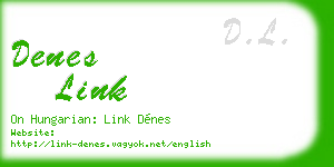 denes link business card