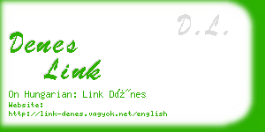 denes link business card